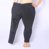 M-5XL Plus Size Hole Ripped Jeans Femmes Taille Haute Pantalon Crayon Noir Surdimensionné Pantalon Quotidien Printemps Été Pantalon Femme T200608