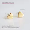 e-Manco Trendy Stainless Steel Earrings Minimalist Small Heart Love Earrings Korean Style Stud Earrings for women Y200323299S