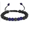 7 Chakra Beads Bracelet Men Women Stress Relief Natural Volcanic Rock Bangle Essential Oil Diffuser Bracelets Fashion Jewelry Kimte