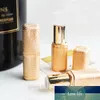 Tubo de batom do ouro do cosmético de topo de plástico, diy quadrado vazio elegante labial bálsamo, ferramentas de maquiagem profissional