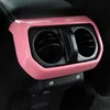 Couvercle décoratif d'évent d'échappement arrière de voiture rose pour Jeep Wrangler JL JT 2018+ accessoires internes automatiques