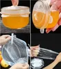 6PCS/Set Universal Silicone Suction Lid-bowl Pan Cooking Pot Lid-silicon Stretch Lids Spill Lid Stopper Cover For Kitchen