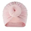 18 couleurs tricoté coton beignet bébé chapeau tissu chapeau européen et américain bébé capuche GD1053