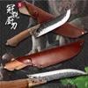 Chef -kok Mes Roestvrij staal Traditionele Chinese Slaught Butcher Tool Keuken Kook BBQ Gadgets Snijden Vlees Groenten5320009