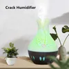 130 ml houten korrel scheur led nachtlicht ultra koel mistbevochtiger USB aroma Essentiële olie diffuser Home Air Purifier273Z1358649