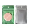 One Side Clear Gekleurde Hersluitbare Zip Mylar Bag Aluminiumfolie Tassen Geur Proof Pouches Sieraden Pack