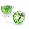 Wasserpfeifen 14mm 18mm Männlich Bunt mit klaren Punkten Rauchen Bong Schalen Stück für Tabak Glas Wasserpfeifen Bongs Dab Rigs