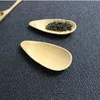 Hot sales Cute Melon seed shape Spoons Drop-shaped Handmade Mini Bamboo Tea Scoops Kung Fu Black Green Tea Shovel Gift For Friends