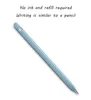 Pełny metalowy odporny na zużycie wieczny ołówek bez atramentu bez tuszu starego nieśmiertelnego metalu ołówek student kreatywny prezent pióro Y200709