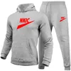 Männer Trainingsanzug Herbst Kleidung Sportswear Zwei Stück Set Männer Jacke Jogginghose Marke Kleidung Männlich Sweatsuit Sport Anzüge Ehemann Marke LOGO Drucken