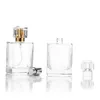 30ml Transparent Square Glass Bottle Perfume Atomizer Refillable Spray Empty Perfume Bottle portable travel aluminum spray bottles