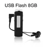 UR-12 USB DISK DIGITALE AUDIO VOICE RECORDER 8GB MP3-Player Registreer één knop + Lange tijd opname