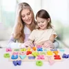 ABC 퍼즐 디지털 나무 장난감 조기 학습 지그 소움 알파벳 번호 퍼즐 유치원 교육 아기 장난감 201218