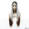 Synthetic Lacefront Wig Simulation Human Hair Lace front Wigs 26 inches Long Straight perruques 2033-5