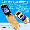 New Unlocked Fashion Dual sim card cartoon flip mobile phones super design with LED Flishlight car key cell phone cellphone