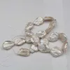16-20mm/20 st naturlig vitrosa lila barock oregelbunden sötvattenpärla för DIY fina smycken som gör T200507