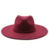 9,5 см шириной шляпы Brim Women Formal Hat Men Jazz Top Hat Mens Panama Lady Fedora Caps Женщина мужчина зимняя мода.