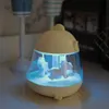 Carousel Music Night Light Cartoon Night Lamp för sovrum hem dekorationer