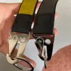 off Industrial Lanyard Long keychain yellow nylon strap halter fashion luggage pendant unisex brand designer carved alloy buckle d2927289