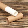 10g Kraft Paper Inalce Tube Packaging Barrel Liten förvaringslåda för 5/10/20gram Joss Stick bekvämt med pappersparfymrör E