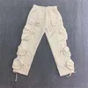 Fashion Pocket Pants Män Kvinnor Kvalitetstakning Svettbyxor Trousers219p