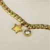 316L Stainless Steel Fashion Upscale Smycken 2 Layer Star Smiley Smile Charms Beaded Asymmetry Chain Armband för kvinnor