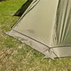 3-4 사람 피라미드 텐트 쉼터 초경량 야외 캠핑 Teepee 스노우 스커트 굴뚝 구멍 하이킹 배낭 텐트 220223