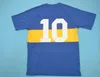 Maradona Retro 1986 Argentina Diego Fotbollströjor 1978 Boca juniorer 1981 Vintage Napoli 1987 1988 fotbollströja Kit Klassiska toppar