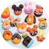 Craft Gereedschap Leuke Donut Hars Handwerk Accessoires Cartoon Dier Simulatie DIY Mobiele Telefoon Shell AccessoRie