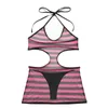 Morematch Nouveaux Maillots De Bain Femmes Stripe BeachWear Sexy Monokini Maillot 1pc Bikini Maillot De Bain Pour Les Femmes T200708