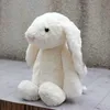 DHL Easter Bunny 12 Inch 30 CM Party Favor Plush Wypełniony Zabawki Kreatywny Doll Miękkie Długie Ucha Królik Zwierząt Dzieci Dziecko Wielkanoc Day Urodziny Prezent EE