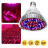 LED Grow Light Full Spectrum 30W/50W/80W E27 LED Growing Bulb for Indoor Hydroponics Flowers Plants Growth Lamps