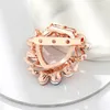 Love Crystal Rhinestones Brooches Pins 정장 스카프 버클 여성 드레스 비즈니스 정장 브로치 패션 액세서리 Will and Sandy Gift