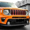 La calandre avant en maille ABS insère la garniture de couverture de gril pour Jeep Renegade 2019-2020 accessoires extérieurs automatiques rouges