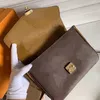 高級ファッションブランドデザイナークラシック財布レザーハンドバッグボックスレディース 3A + 高品質寄木細工の封筒バッグショルダーバッグファニーパック