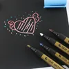 10 ColorsSet Metallic Markers Paints Pens Art Permanent Writing Markers for Paper Stone Glass Wall Art marker Stationery 201116