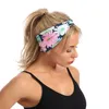 Moda Cruz Headband para Mulheres Meninas Elastic Sun Flor Colorido Hairbands Para Exercícios de Esporte Atacado Acessórios de Cabelo Yoga