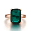 solitaire emerald rings