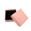 Fashion Womens Jewelry Box Rhombus Pattern Ornament Pendant Choker Paper Products Container Valentines Day Gift Case New Arrival 0 65jh L2