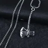 Łańcuchy Viking Men Naszyjnik wisiorek nordycki mitologia srebrna kolor Rune Hatchet Butelka otwieracz Choker Charms308r