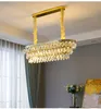 Modern Luxury Chandelier Lighting LED Crystal Chandeliers Living Room Decorative Home Light Lobby Dining Room Round Hang Lamp