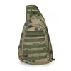 Utomhussportvandring Sling Bag Axel Pack Camouflage Tactical Molle Chest Bag No11-119