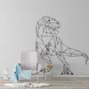 Large Geometric Dinosaur T-Rex Wall Sticker Boy Room Kids Room Jurassic Park Zoo Animal Dinosaur Wall Decal Bedroom Decor 2012014284942