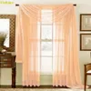 Rideau Tentures Moderne Europe Solide Multi-styles Porte Fenêtre Tulle Pour Salon Chambre Assortie Sheer Voile Cuisine Home Decor1