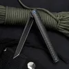 Cuchillo plegable de alta calidad M390, Navajas de bolsillo de fibra de carbono de acero para exteriores, herramienta EDC portátil de autodefensa de seguridad afilada HW38