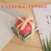 S/M/L Red Apple Candle With Box Fruit Shape Scented Candles Lamp Birthday Wedding Gift Christmas Party Home Decoration Wholesale