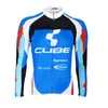 Cube Team Cycling Long Maniche Jersey Pro 8 Colori MTB Racing Clothing Men Cicling Wear Cycle Cycle Cycle Bicycle Mountain We3440743
