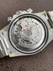 40mm nuovissimo orologio da uomo da 12,2 m 904L lunetta in acciaio PULITO versione di alta qualità 4130 orologi automatici da uomo cronografo 116500 montre DE luxe KIF bracciale crono nero bianco