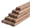 Palillos de bambú de madera natural japonesa Salud sin laca de cera Vajilla TEBIDWARE TEBIDWARE HASHI SUSHI CHINE GRATIS DHL para 500 PCS