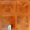 ビルマチーク硬材床人工木材フローリング木材寄木細工タイルメダリオン象嵌壁ボード壁紙アートホームインテリア装飾敷物カーペット背景